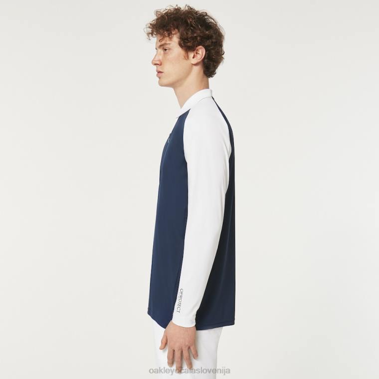 uv majica s sončnimi rokavi Oakley ekipna mornarica 4J2B2575 oblačila