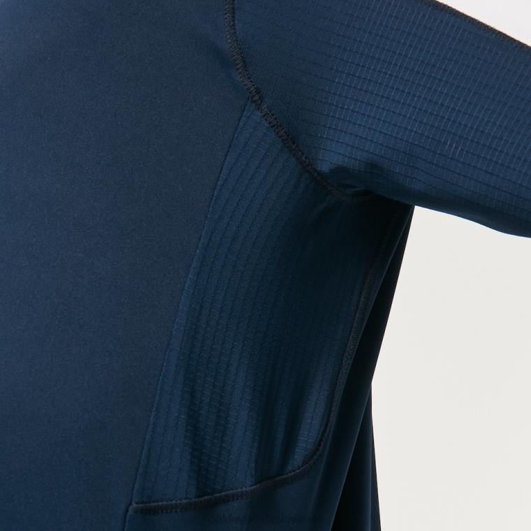 uv majica s sončnimi rokavi Oakley ekipna mornarica 4J2B2575 oblačila
