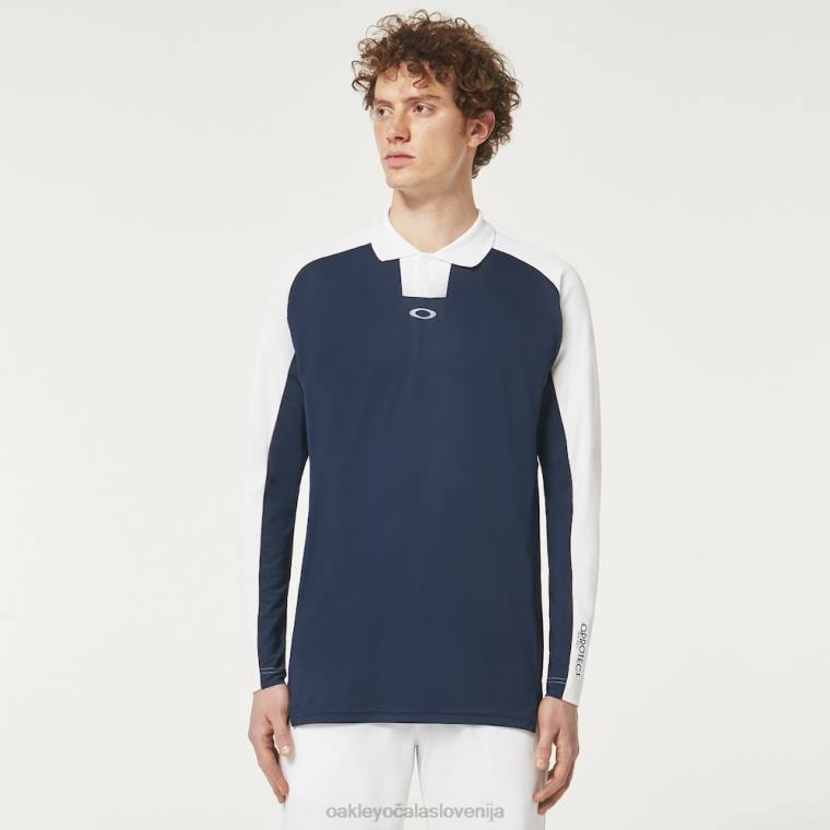uv majica s sončnimi rokavi Oakley ekipna mornarica 4J2B2575 oblačila