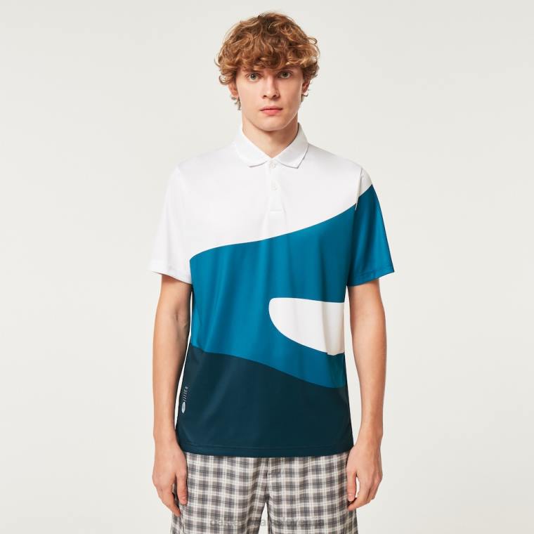 zaščito pred soncem Oakley modra aurora 4J2B2228 oblačila