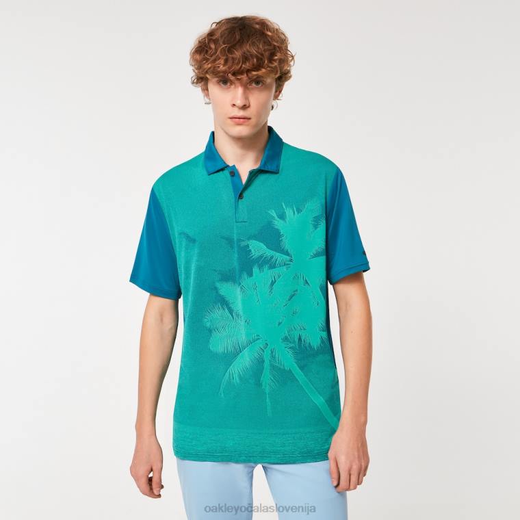 zmanjšati polo Oakley modra aurora 4J2B2181 oblačila