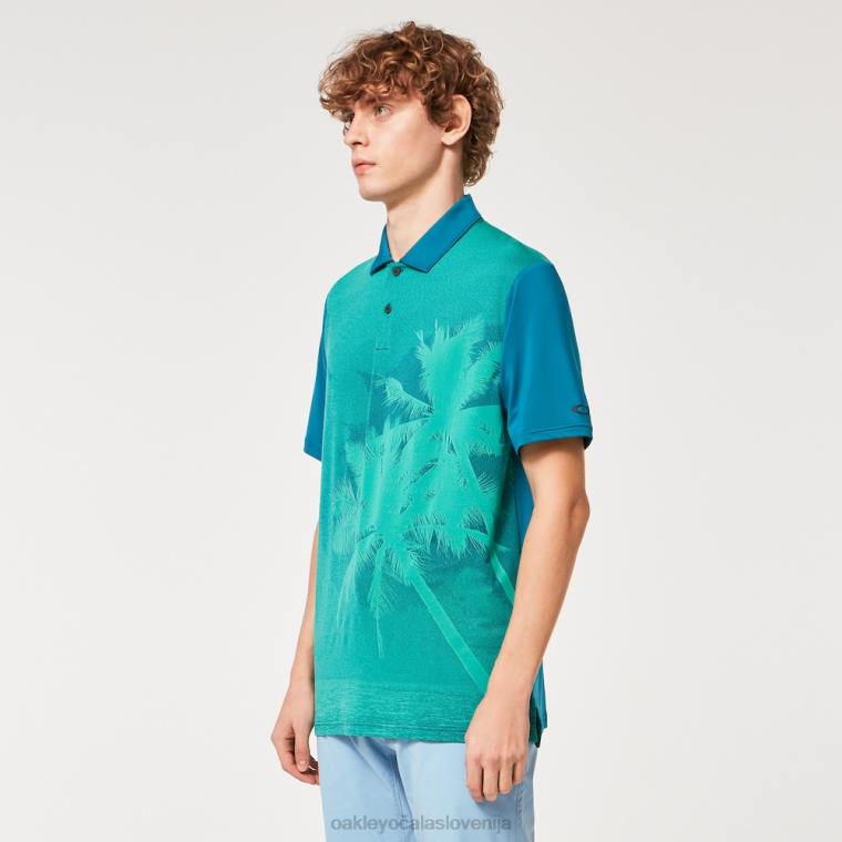 zmanjšati polo Oakley modra aurora 4J2B2181 oblačila
