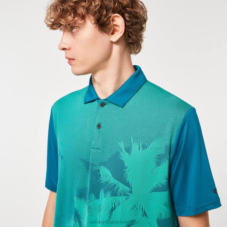 zmanjšati polo Oakley modra aurora 4J2B2181 oblačila