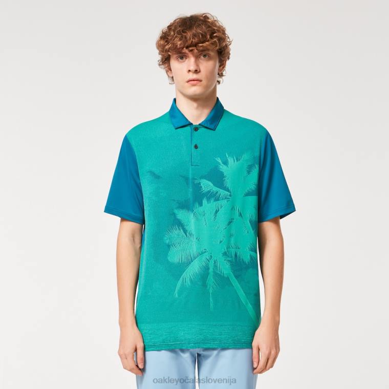 zmanjšati polo Oakley modra aurora 4J2B2181 oblačila