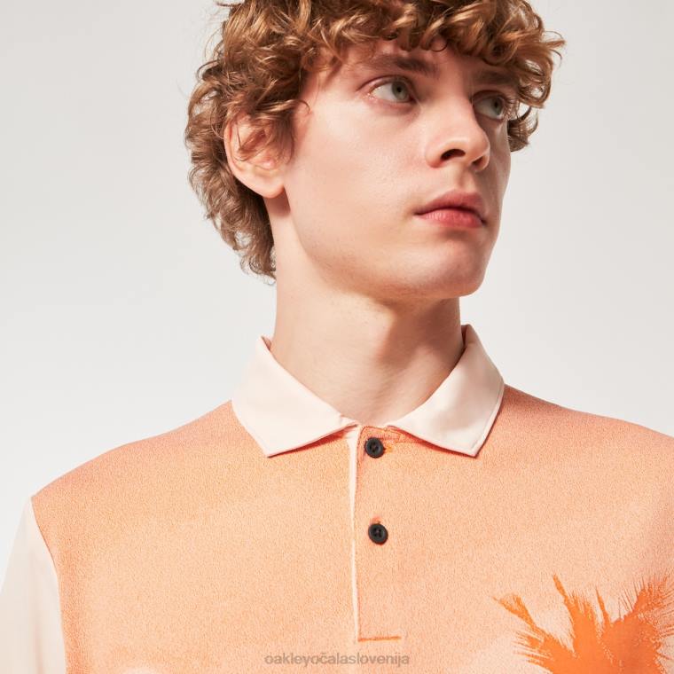 zmanjšati polo Oakley nežno oranžna 4J2B2179 oblačila