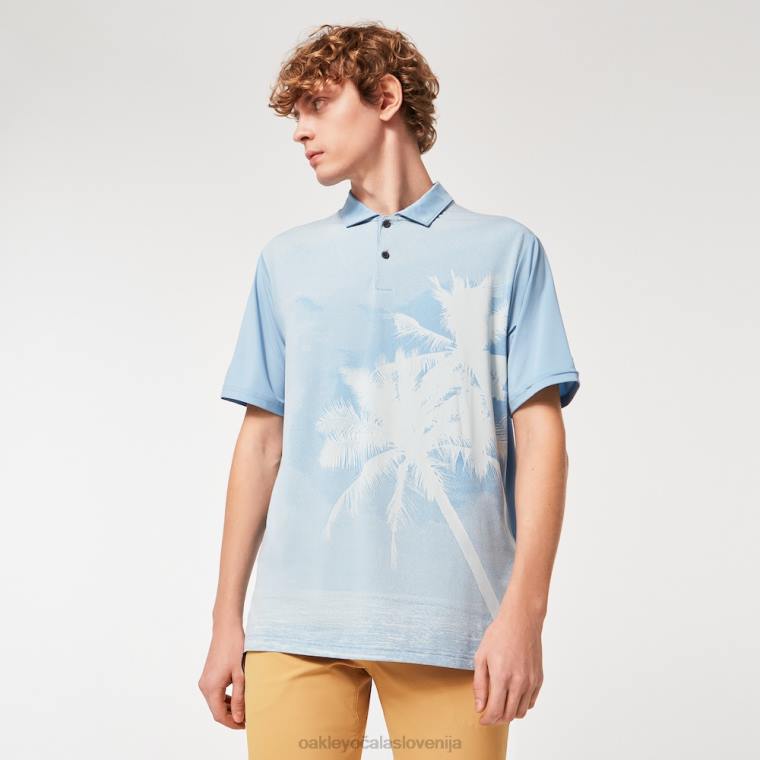 zmanjšati polo Oakley stonewash modra 4J2B2180 oblačila