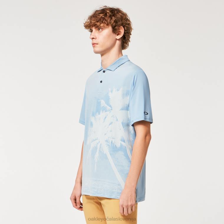 zmanjšati polo Oakley stonewash modra 4J2B2180 oblačila