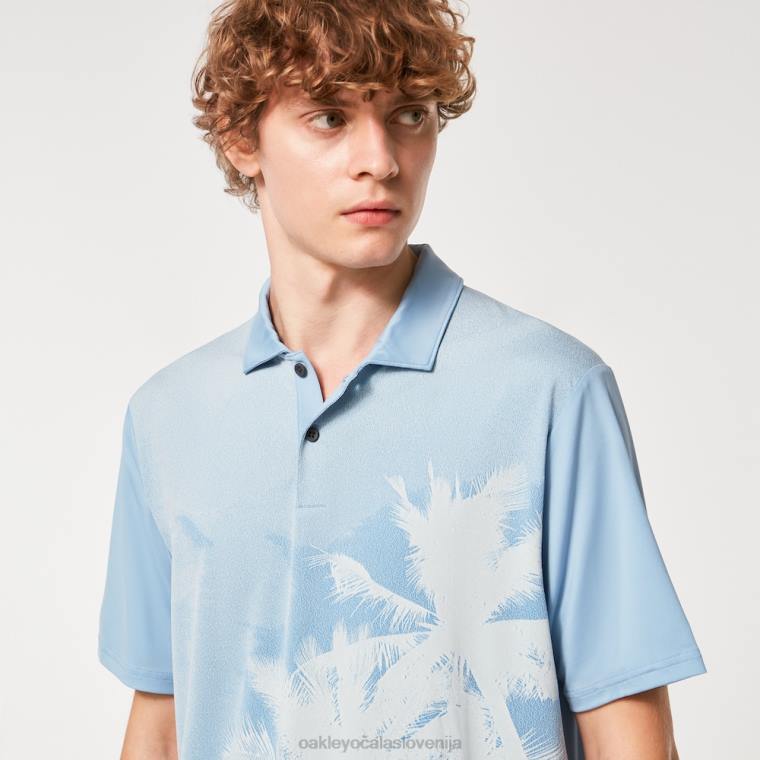 zmanjšati polo Oakley stonewash modra 4J2B2180 oblačila