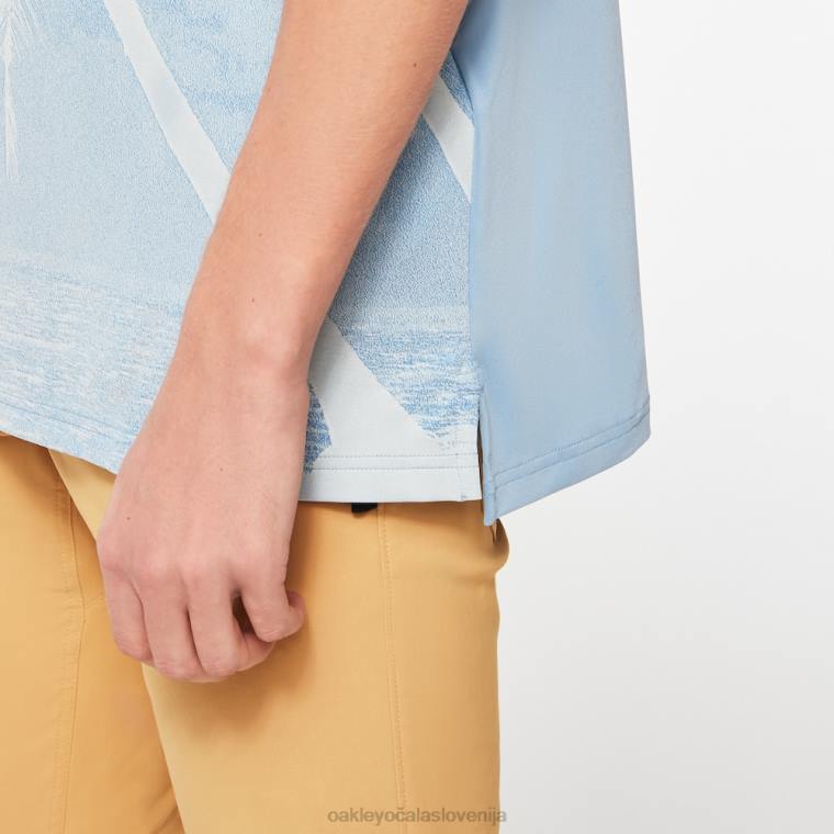 zmanjšati polo Oakley stonewash modra 4J2B2180 oblačila