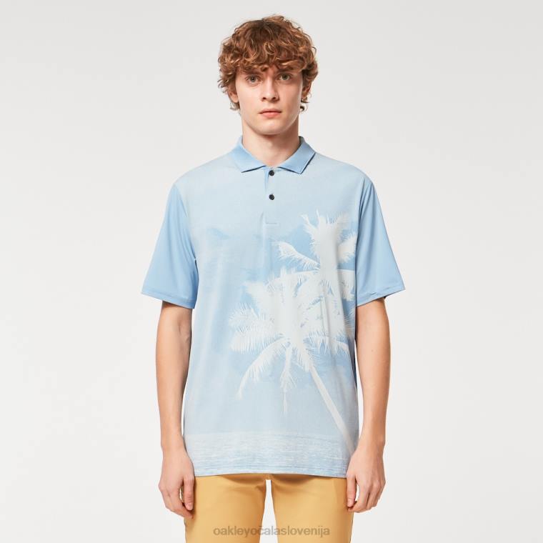 zmanjšati polo Oakley stonewash modra 4J2B2180 oblačila