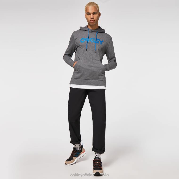 b1b po pulover s kapuco 2.0 Oakley nova atletska siva/ozon 4J2B2471 oblačila