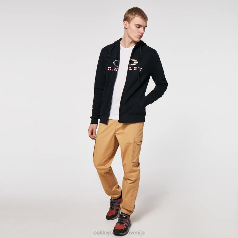 bark fz pulover s kapuco 2.0 Oakley črna/ameriška zastava 4J2B2253 oblačila