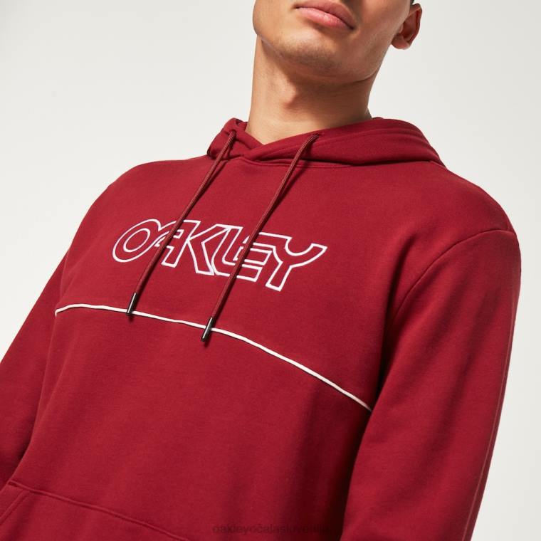klubska hiša b1b po pulover s kapuco Oakley železno rdeče 4J2B2559 oblačila