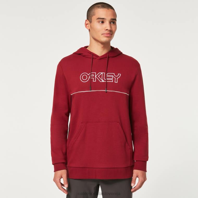 klubska hiša b1b po pulover s kapuco Oakley železno rdeče 4J2B2559 oblačila