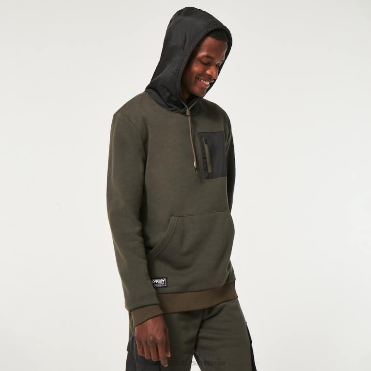 pulover s kapuco rc po Oakley nova temna krtača 4J2B2313 oblačila