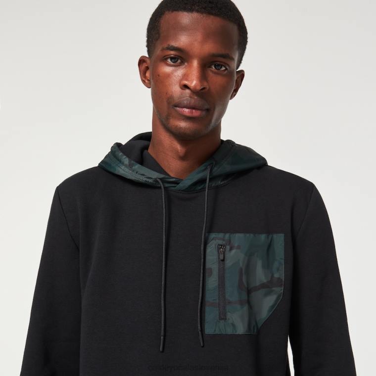 pulover s kapuco rc po Oakley črna/b1b camo hunter 4J2B2311 oblačila