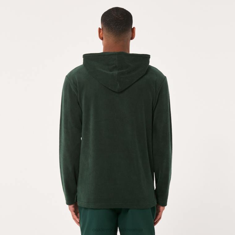 pulover s kapuco z zadrgo 1/4 Oakley lovec zelena 4J2B2237 oblačila