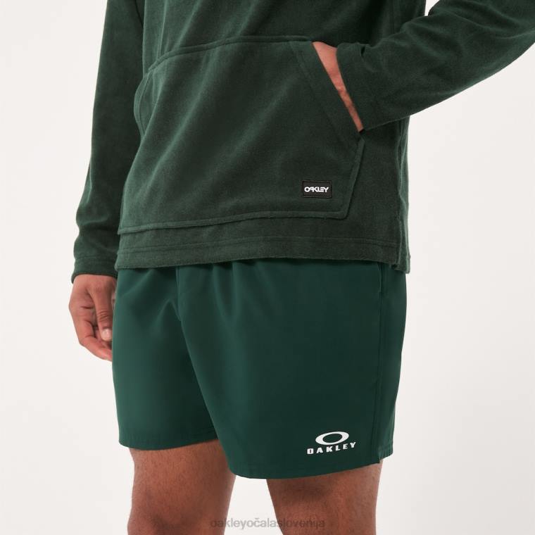 pulover s kapuco z zadrgo 1/4 Oakley lovec zelena 4J2B2237 oblačila