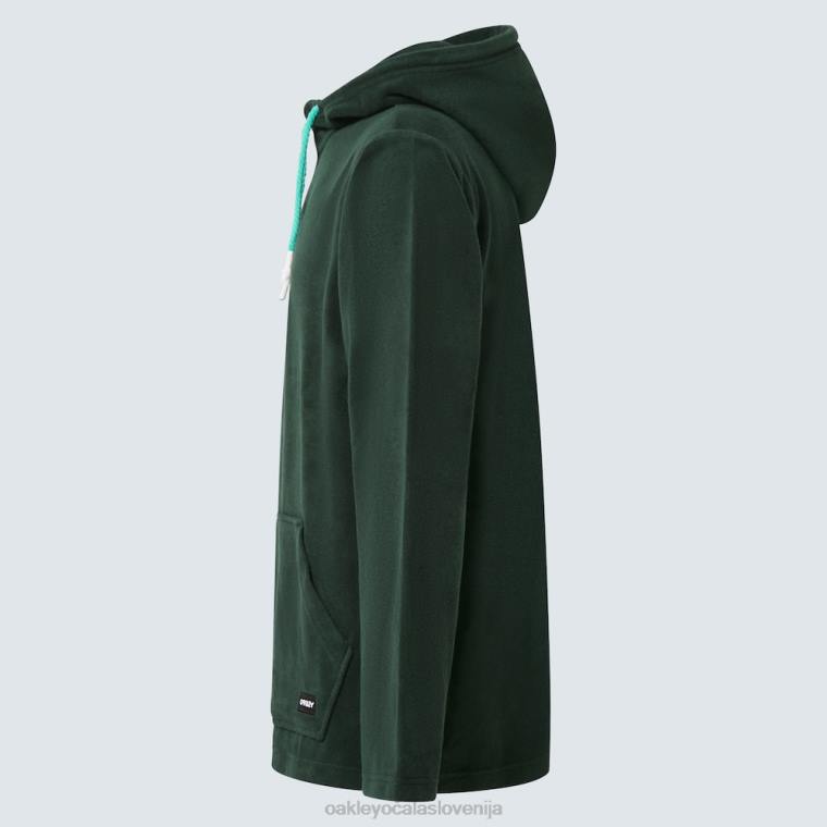 pulover s kapuco z zadrgo 1/4 Oakley lovec zelena 4J2B2237 oblačila