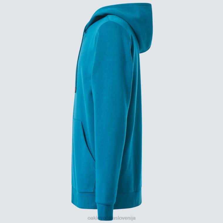 relax pulover s kapuco s polno zadrgo Oakley modra aurora 4J2B2424 oblačila