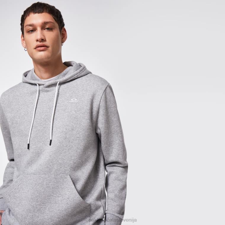 sproščujoč pulover s kapuco Oakley novo granitno vresje 4J2B2426 oblačila