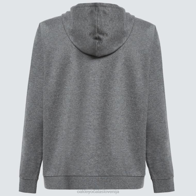 teddy pulover s kapuco s polno zadrgo Oakley nova atletska siva/ozon 4J2B2505 oblačila
