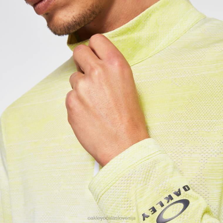 tekmovalna polovična zadrga Oakley belo vresje 4J2B2444 oblačila