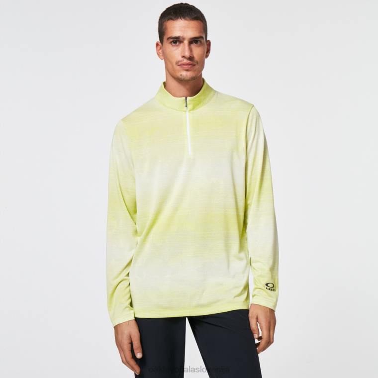 tekmovalna polovična zadrga Oakley belo vresje 4J2B2444 oblačila