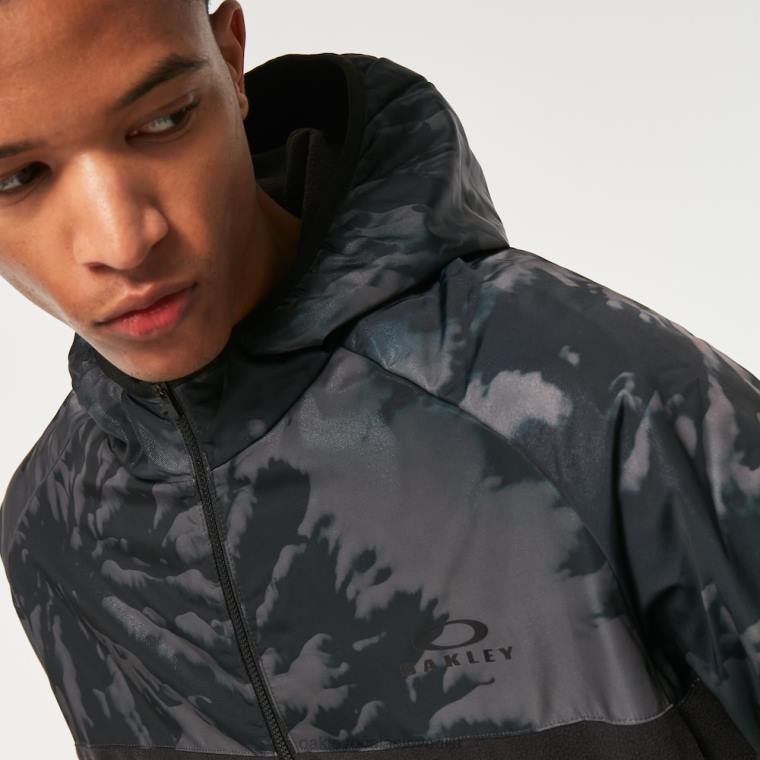 wanderlust fz pulover s kapuco Oakley črn/gorski td tisk 4J2B2305 oblačila