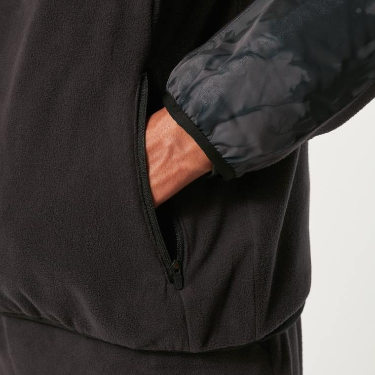 wanderlust fz pulover s kapuco Oakley črn/gorski td tisk 4J2B2305 oblačila