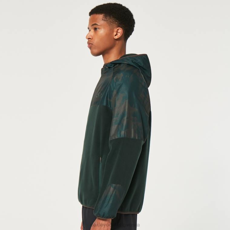 wanderlust fz pulover s kapuco Oakley zeleni/gorski td tisk 4J2B2304 oblačila