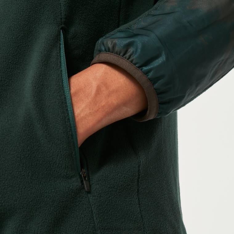 wanderlust fz pulover s kapuco Oakley zeleni/gorski td tisk 4J2B2304 oblačila