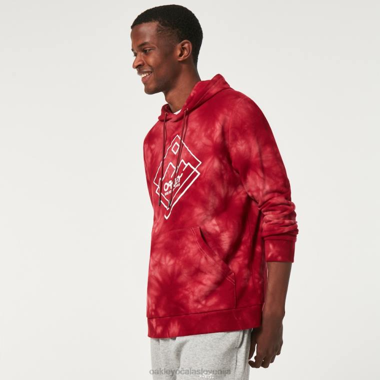 wanderlust po pulover s kapuco Oakley železno rdeče 4J2B2309 oblačila