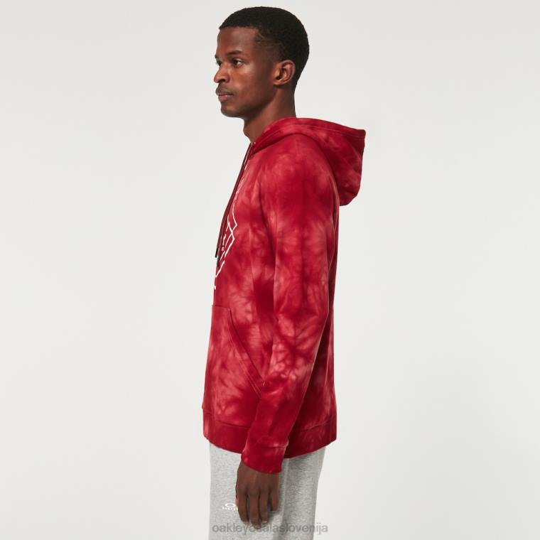 wanderlust po pulover s kapuco Oakley železno rdeče 4J2B2309 oblačila