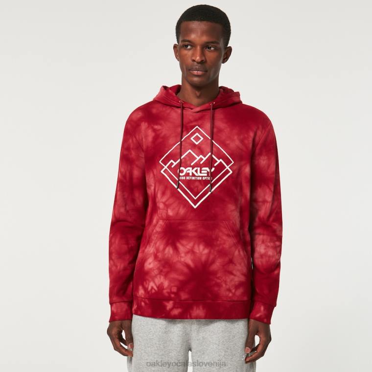 wanderlust po pulover s kapuco Oakley železno rdeče 4J2B2309 oblačila