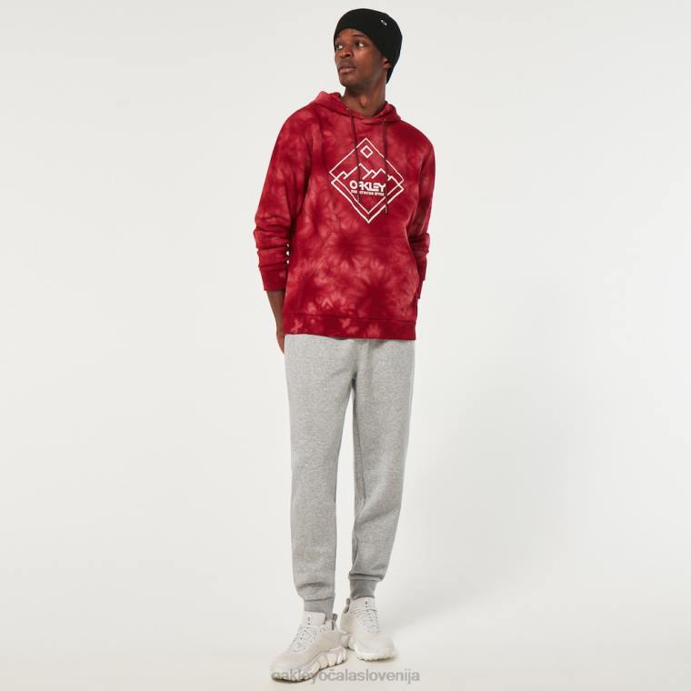 wanderlust po pulover s kapuco Oakley železno rdeče 4J2B2309 oblačila