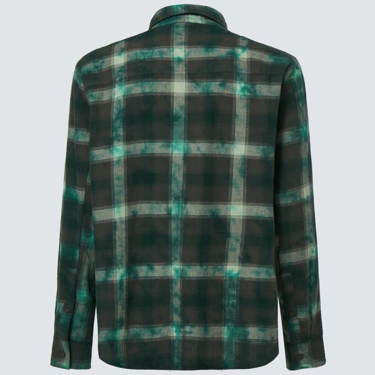 kabinski karirasti flanel Oakley zelena kljukica 4J2B2296 oblačila