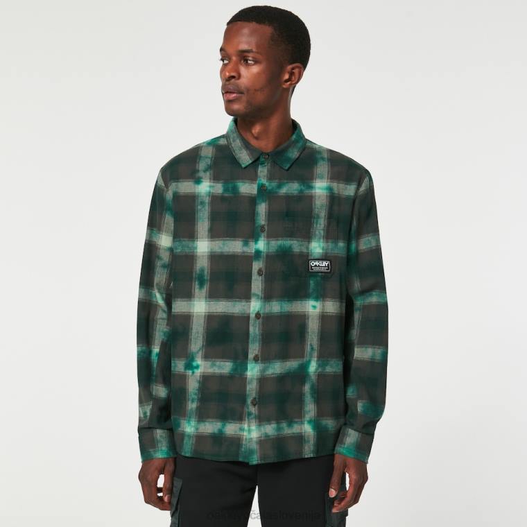 kabinski karirasti flanel Oakley zelena kljukica 4J2B2296 oblačila