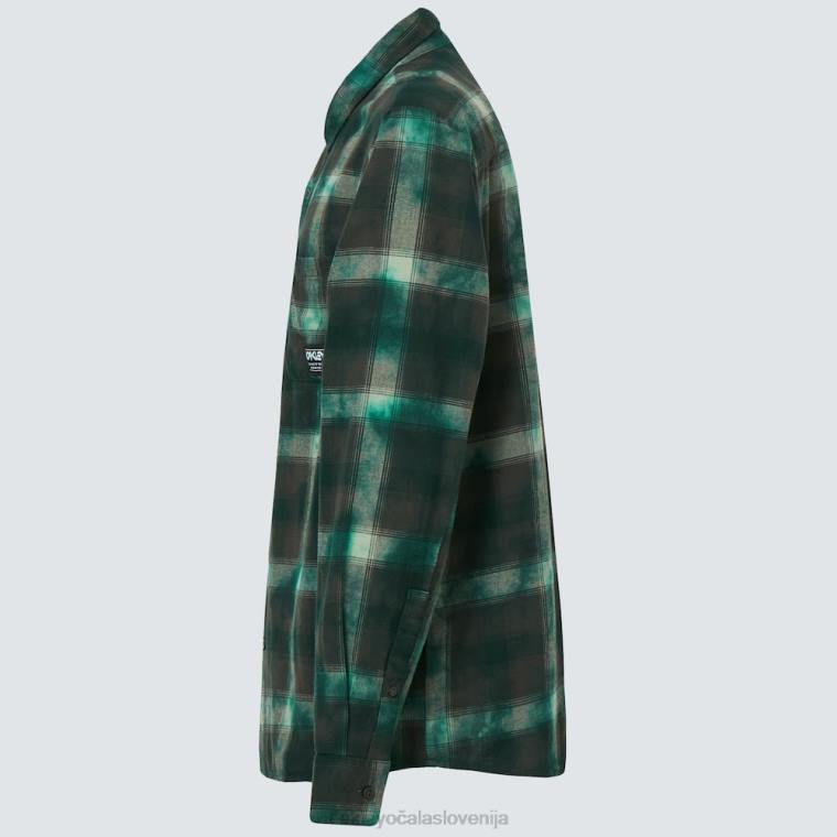 kabinski karirasti flanel Oakley zelena kljukica 4J2B2296 oblačila