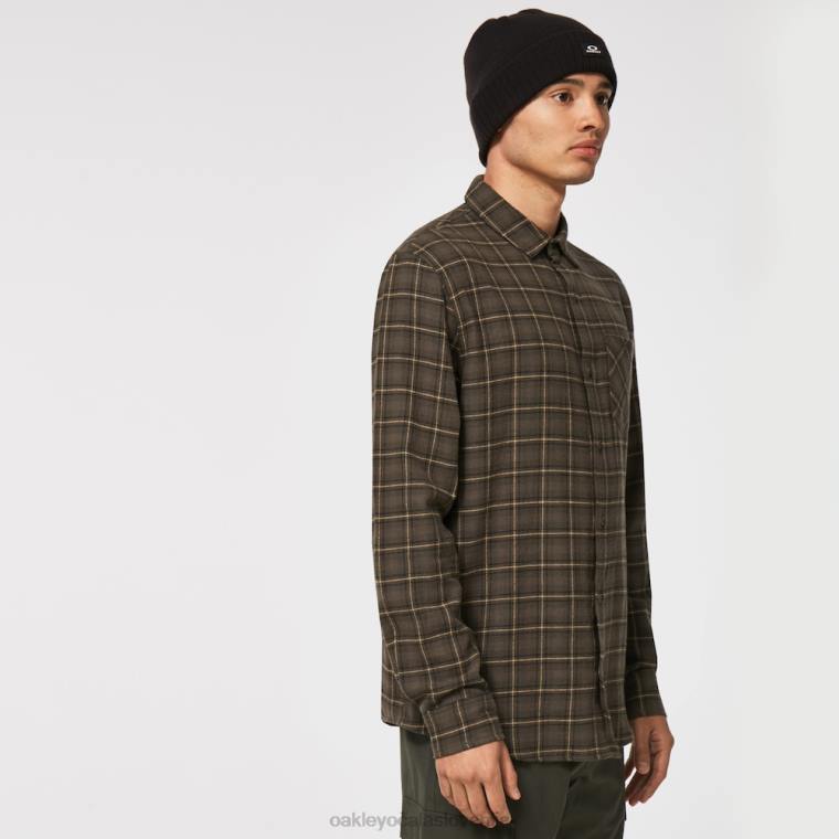 podij kariran ls flanel Oakley nova temna krtača 4J2B2463 oblačila