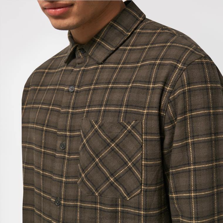 podij kariran ls flanel Oakley nova temna krtača 4J2B2463 oblačila