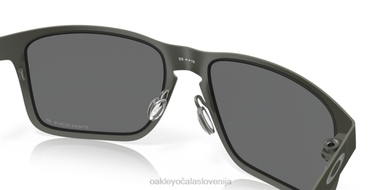 holbrook metal Oakley črna polarizirana stekla prizm, okvir iz mat bronmetal 4J2B352 očala