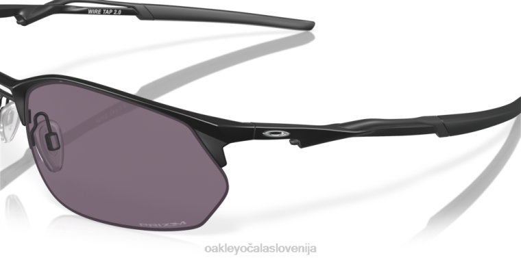 žična pipa 2.0 Oakley prizm siva stekla, satenasto črn okvir 4J2B375 očala