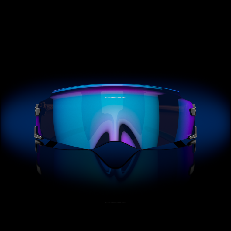 kato Oakley prizm safirna stekla, poliran črn okvir 4J2B981 očala