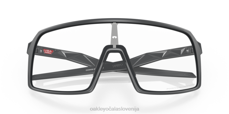 sutro Oakley fotokromatska stekla iz prozornega do črnega iridija, mat karbonski okvir 4J2B90 očala