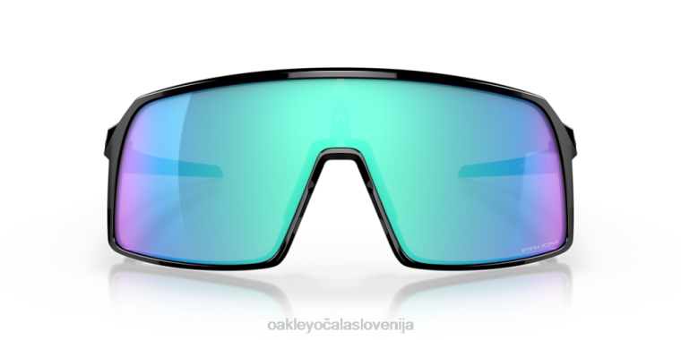 sutro Oakley prizm safirna stekla, poliran črn okvir 4J2B89 očala