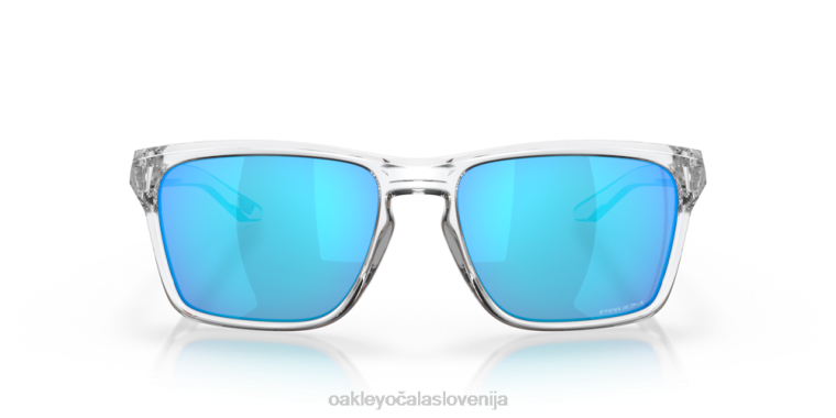 sylas Oakley Prizm safirna stekla, prozoren poliran okvir 4J2B326 očala