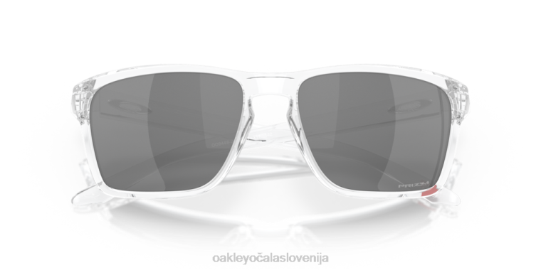 sylas Oakley prizm črne leče, poliran prozoren okvir 4J2B334 očala