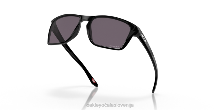 sylas Oakley prizm siva stekla, poliran črn okvir 4J2B323 očala