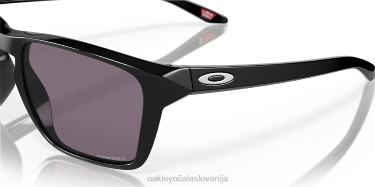 sylas Oakley prizm siva stekla, poliran črn okvir 4J2B323 očala